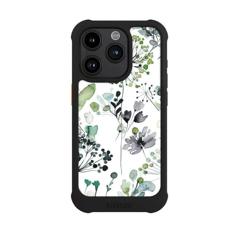 iPhone 15 Pro NIVOmax Wildgräser Eukalyptus