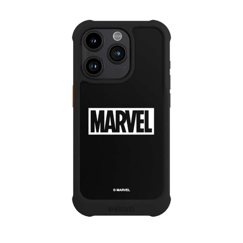 Apple iPhone 15 Pro NIVOmax Marvel Logo Black