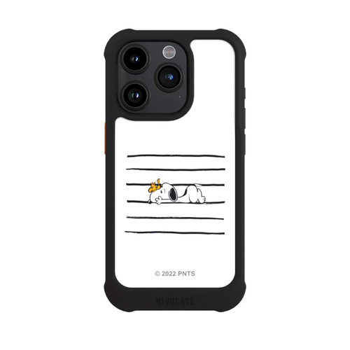 Apple iPhone 15 Pro NIVOmax Snoopy Woodstock Streifen