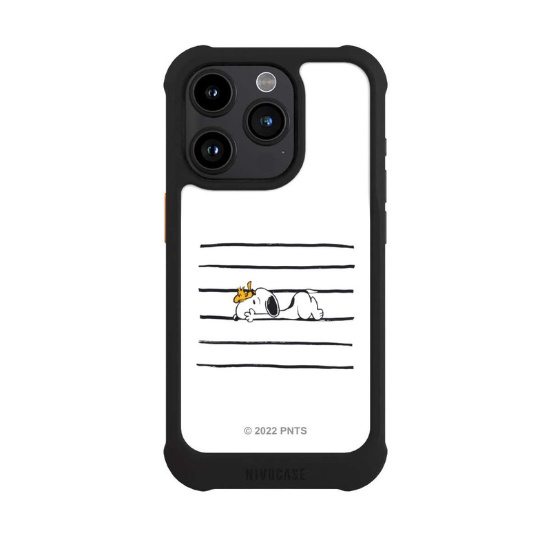 iPhone 15 Pro NIVOmax Snoopy & Woodstock Lignes