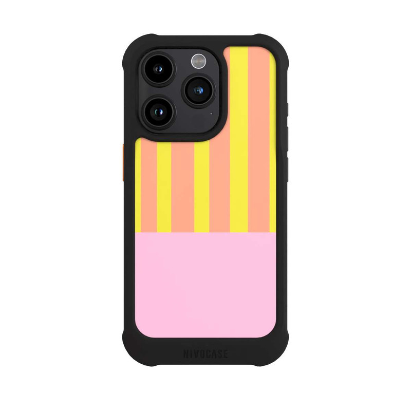 iPhone 15 Pro NIVOmax Neon Color Stripes