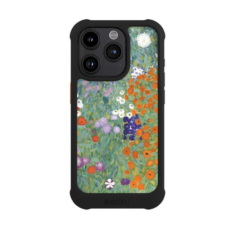 iPhone 15 Pro NIVOmax Blühender Garten - Gustav Klimt