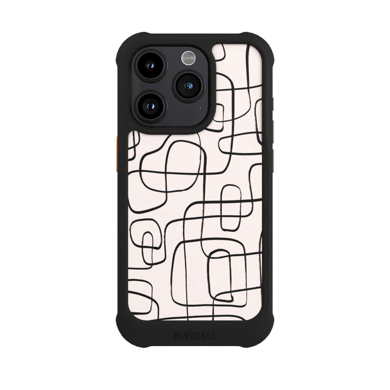 iPhone 15 Pro NIVOmax Lignes Fines Pattern
