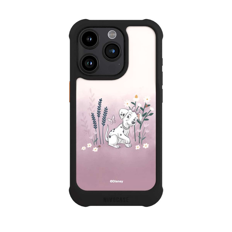 iPhone 15 Pro NIVOmax 101 Dalamatiner mit Blumen