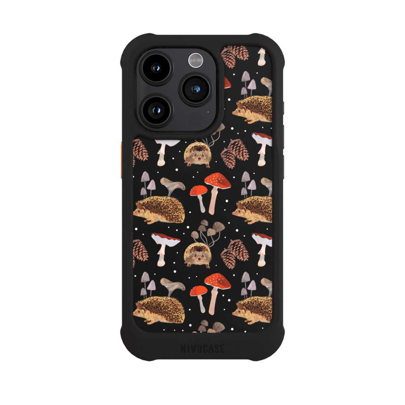 iPhone 15 Pro NIVOmax Igel und Pilze