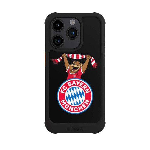 Apple iPhone 15 Pro NIVOmax Bernie Jubel avec écharpe Noir