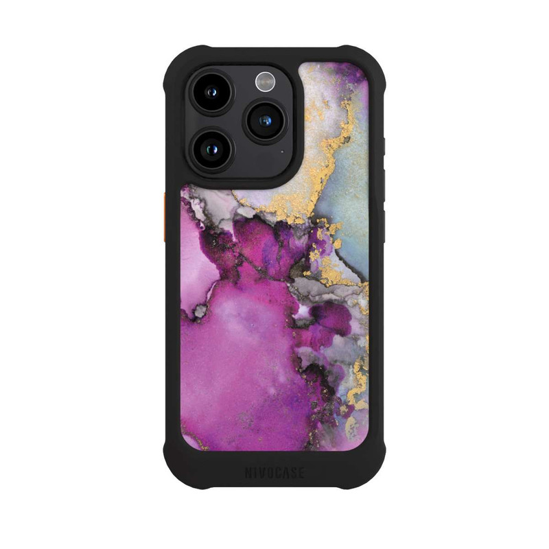 iPhone 15 Pro NIVOmax Alcohol Ink Art Pink