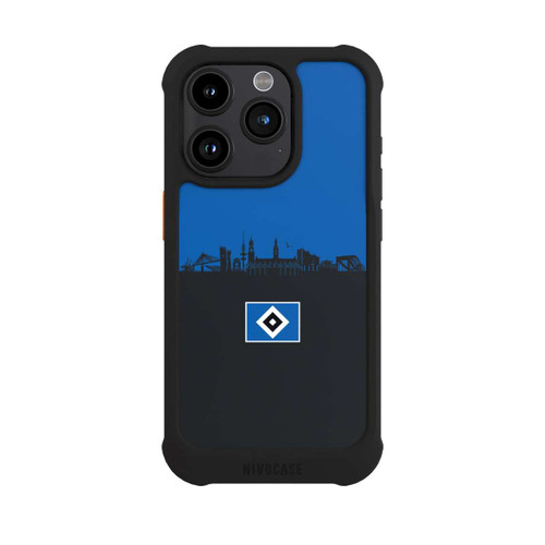 Apple iPhone 15 Pro NIVOmax HSV Skyline Blau Schwarz