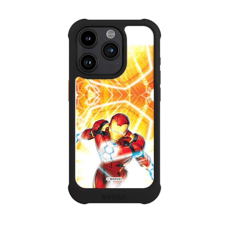 iPhone 15 Pro NIVOmax Iron Man on Fire