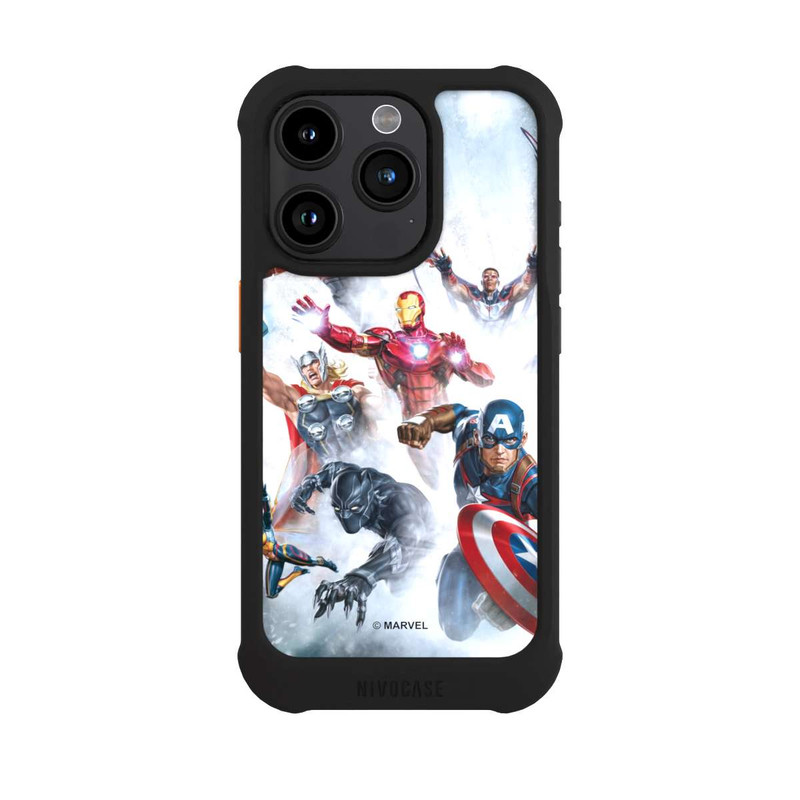 iPhone 15 Pro NIVOmax Les Avengers vous sautent dessus