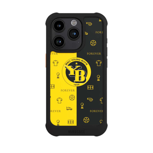Apple iPhone 15 Pro NIVOmax BSC YB Gelb Schwarz Muster