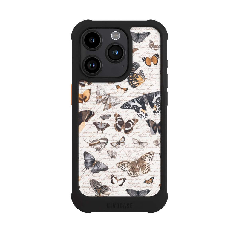 iPhone 15 Pro NIVOmax Butterfly Pattern Boho
