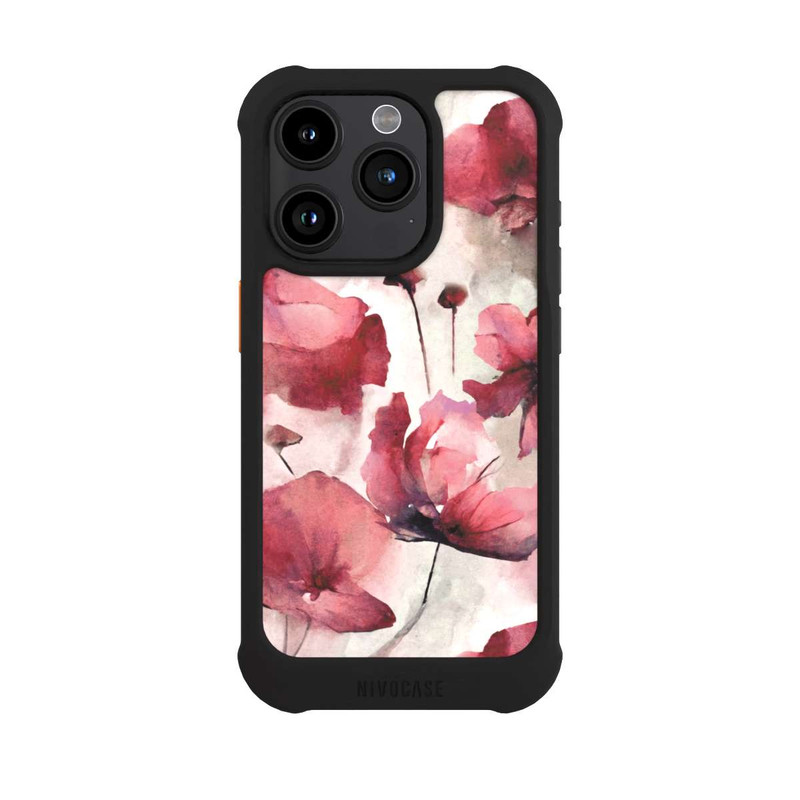 iPhone 15 Pro NIVOmax Wild Poppies Seamless