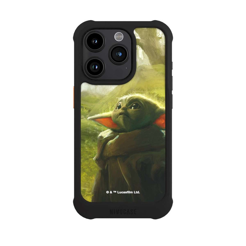 iPhone 15 Pro NIVOmax Grogu Niedlicher Wald