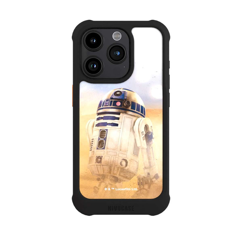 iPhone 15 Pro NIVOmax R2D2 dans le désert