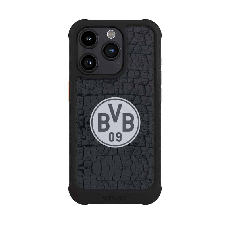 iPhone 15 Pro NIVOmax BVB Trikot Kohle und Stahl
