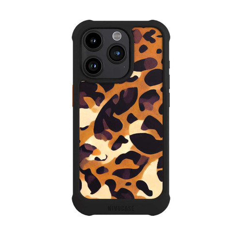 Apple iPhone 15 Pro NIVOmax motif lion marron clair