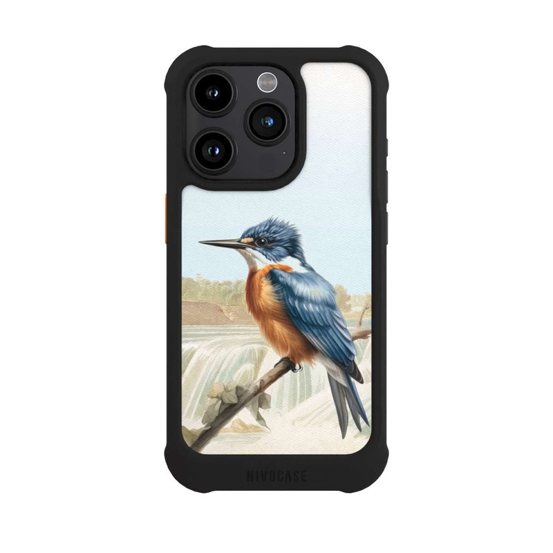 iPhone 15 Pro NIVOmax Eisvogel Retro