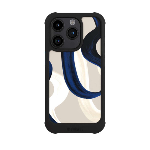 Apple iPhone 15 Pro NIVOmax Abstrakte Pinselstriche 80