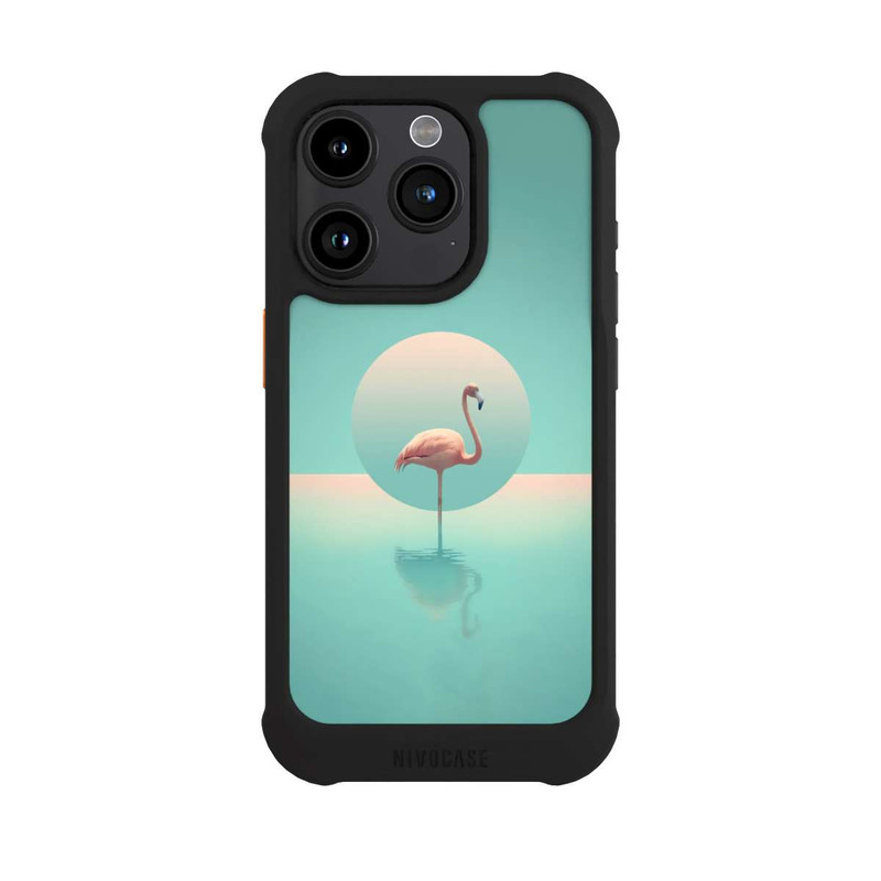 iPhone 15 Pro NIVOmax Flamingo In The Pool 
