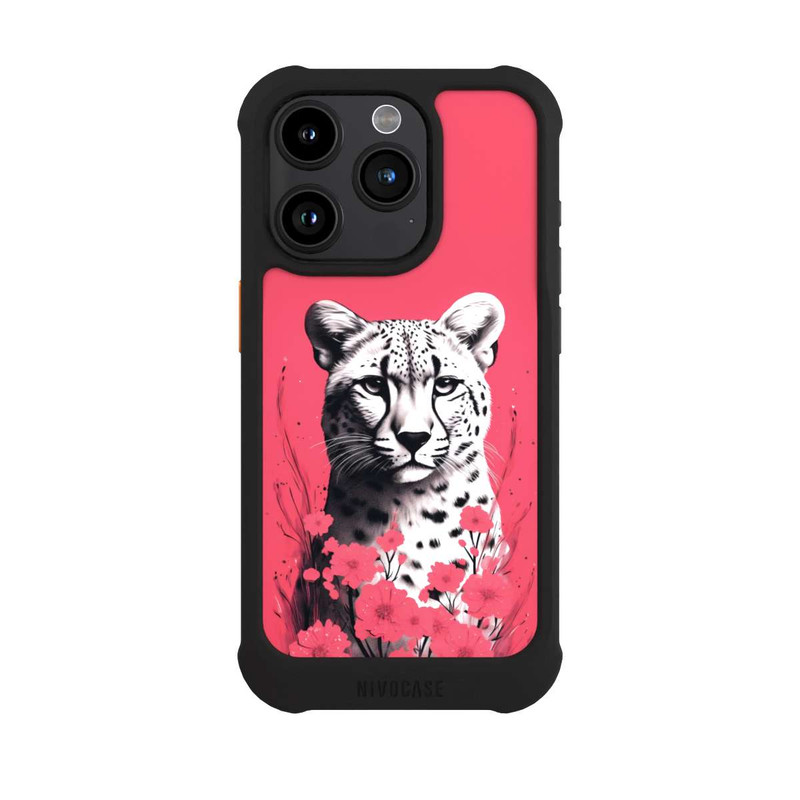 iPhone 15 Pro NIVOmax White Cheetah
