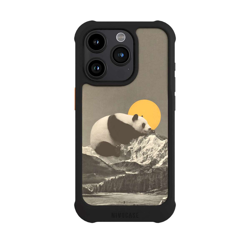 iPhone 15 Pro NIVOmax Riesenpanda macht ein Nickerchen