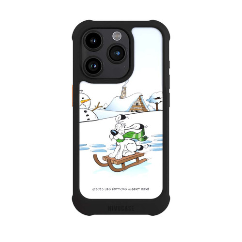 Apple iPhone 15 Pro NIVOmax Idéfix fait du traîneau