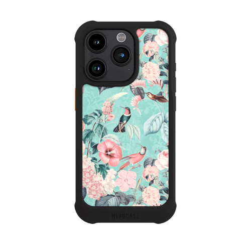 Apple iPhone 15 Pro NIVOmax Kolibri Paradies Pattern