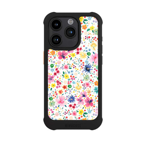 Apple iPhone 15 Pro NIVOmax Millefleurs Pink Spring Garden