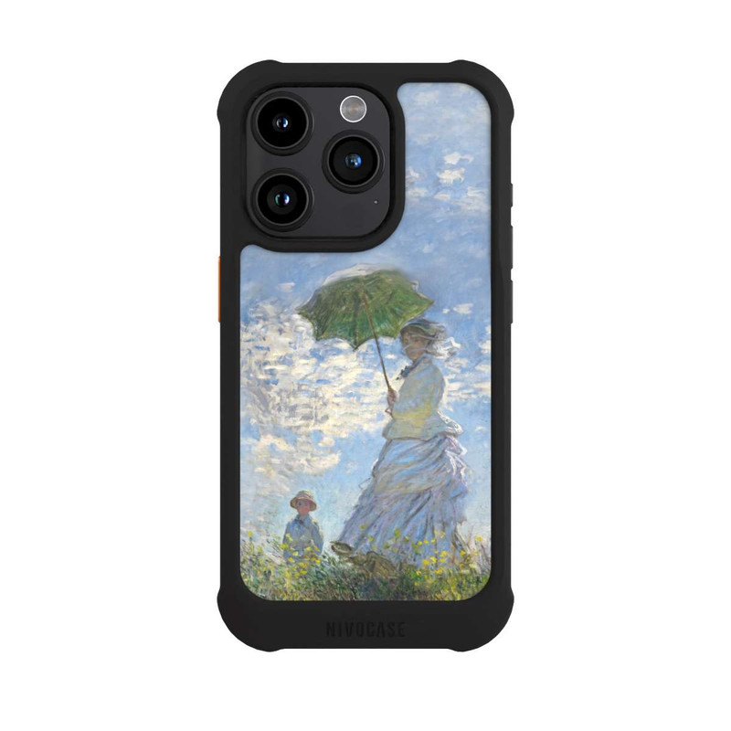 iPhone 15 Pro NIVOmax Femme à l'Ombrelle par Monet