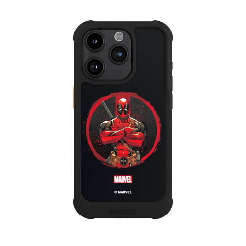Apple iPhone 15 Pro NIVOmax Deadpool Badge
