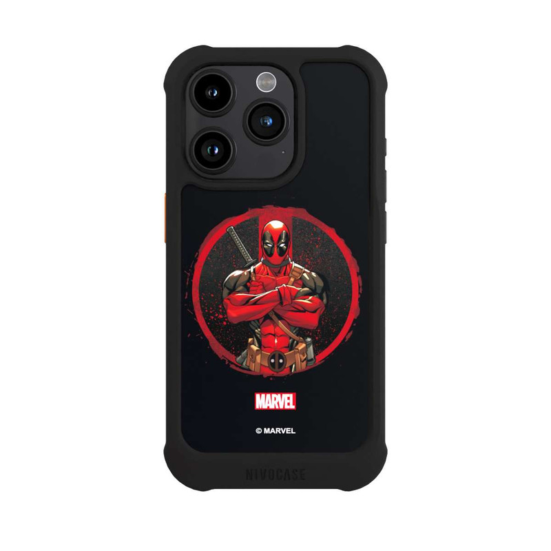 iPhone 15 Pro NIVOmax Deadpool Badge