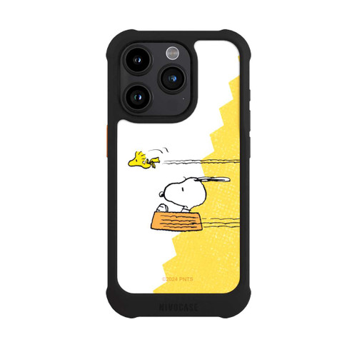 Apple iPhone 15 Pro NIVOmax Snoopy und Woodstock