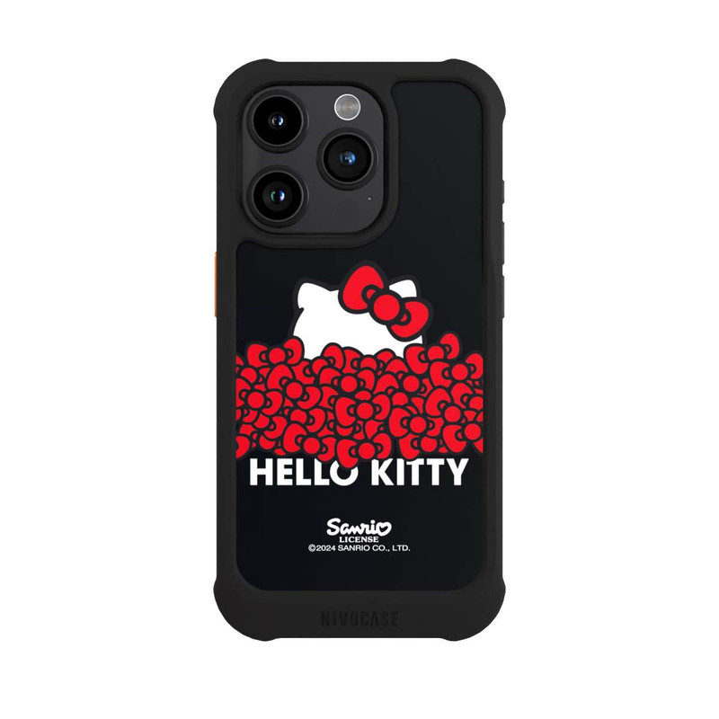 iPhone 15 Pro NIVOmax Hello Kitty mit Schleifen