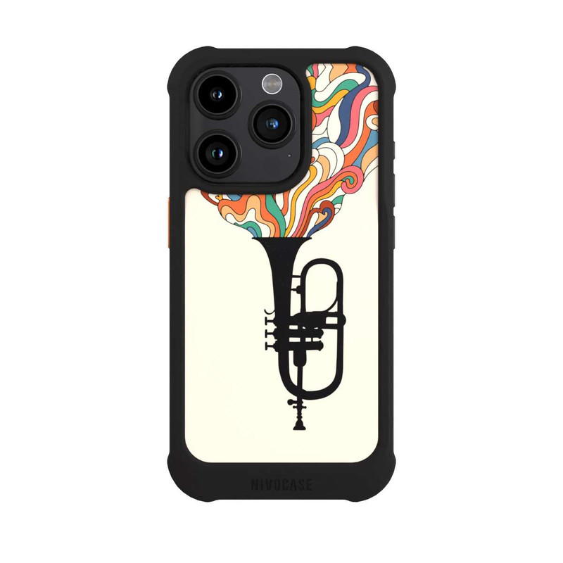 iPhone 15 Pro NIVOmax Flügelhorn Jazz bunt