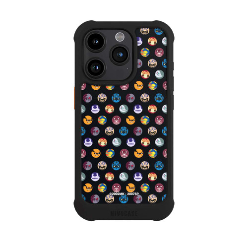 Apple iPhone 15 Pro NIVOmax Bijuu Muster Schwarz