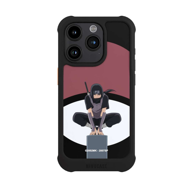 iPhone 15 Pro NIVOmax Itachi Uchiha symbol black