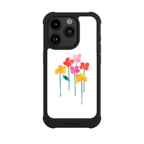 Apple iPhone 15 Pro NIVOmax Kleine glückliche Blumen