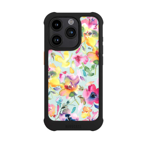 Apple iPhone 15 Pro NIVOmax Künstlerischer Sommer Psychedelic Floral