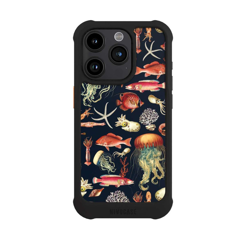 iPhone 15 Pro NIVOmax Deep Sea Fish Pattern