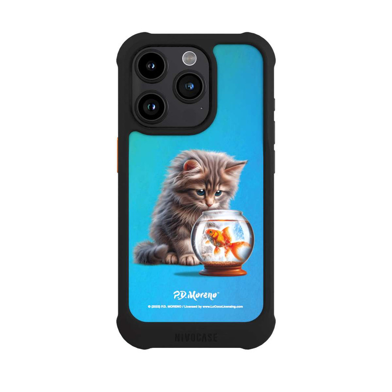 iPhone 15 Pro NIVOmax Cat And Gold Fish