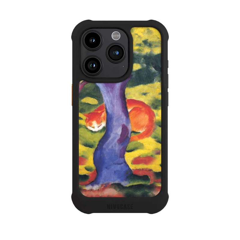 iPhone 15 Pro NIVOmax Cat Behind Tree by Franz Marc