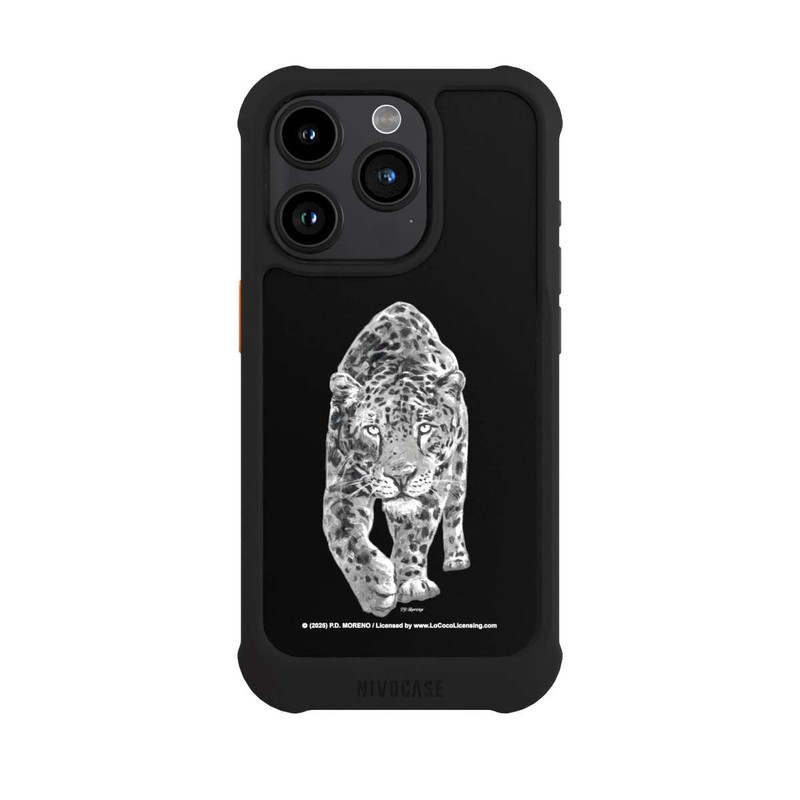 iPhone 15 Pro NIVOmax Leopard Schwarz