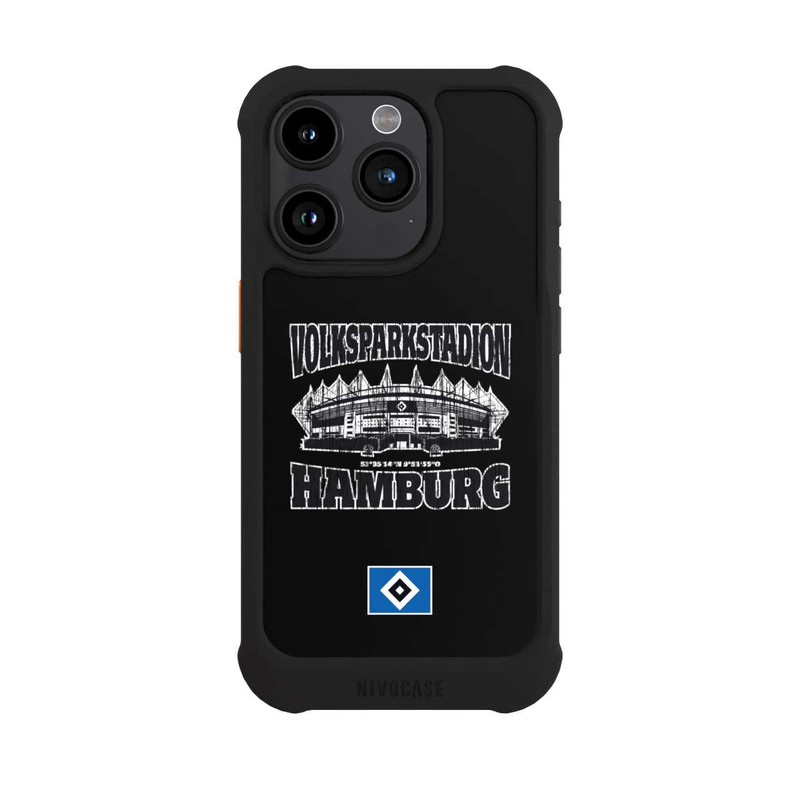 iPhone 15 Pro NIVOmax HSV Volksparkstadion Schwarz