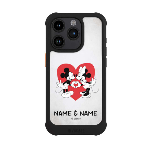 Apple iPhone 15 Pro NIVOmax Minnie und Micky Personalisierbar