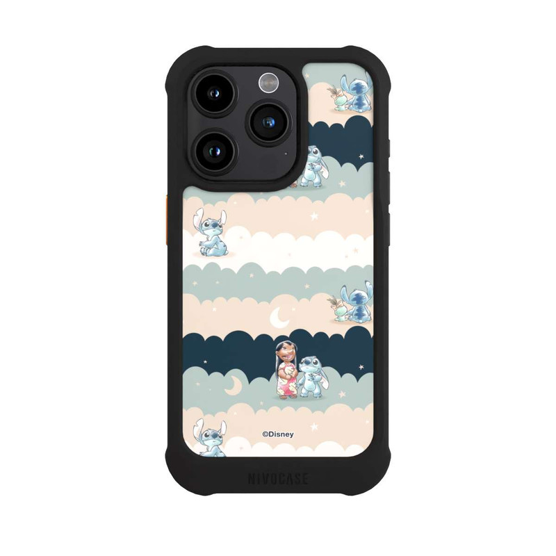 iPhone 15 Pro NIVOmax Stitch Pastel Stars Pattern