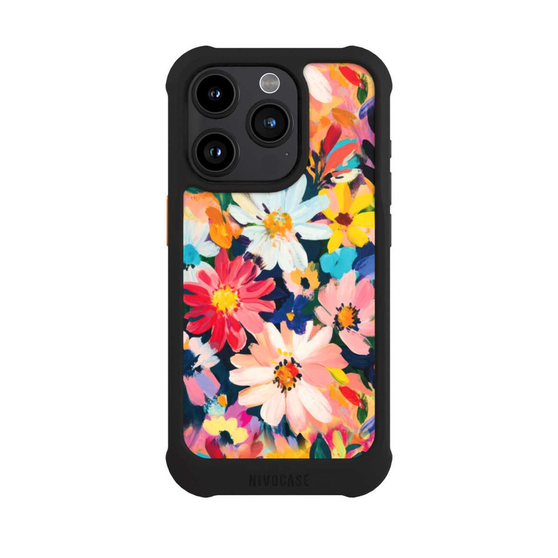 iPhone 15 Pro NIVOmax Spring Flowers Painted