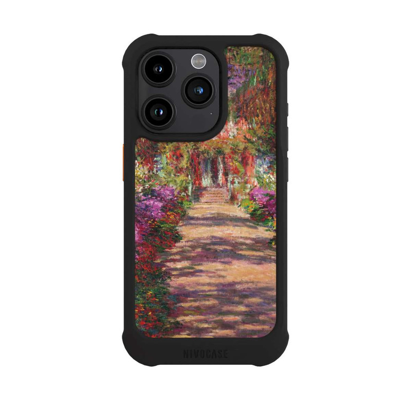 iPhone 15 Pro NIVOmax Eine Allee in Monets Garten in Giverny by Claude Monet