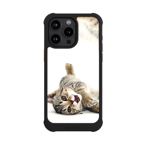 Apple iPhone 15 Pro Max NIVOmax Cat Rolling around