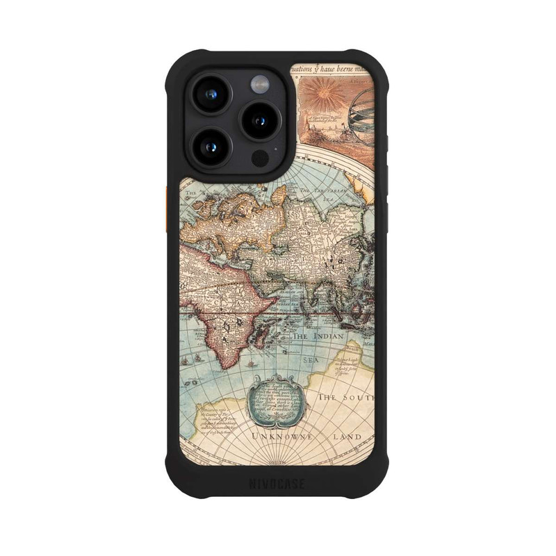 iPhone 15 Pro Max NIVOmax Vintage Worldmap
